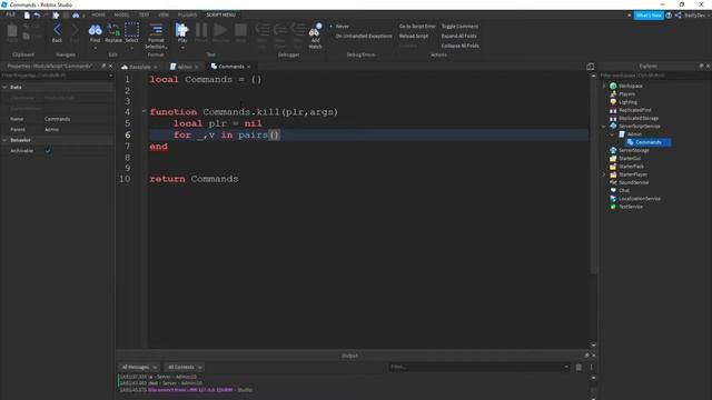 How To Make Custom Admin Commands In Roblox Studio смотреть онлайн