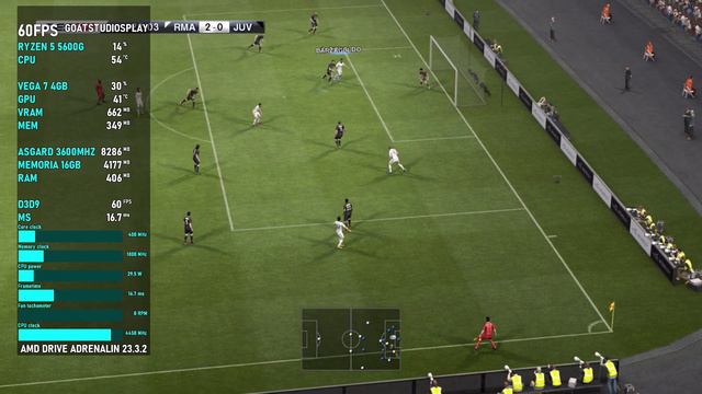 PRO EVOLUTION SOCCER 2013 / RYZEN 5 5600G / VEGA / TESTING IN 1080P ULTRA ! смотреть онлайн