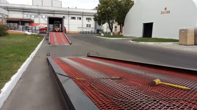 Мобильная рампа 10 тонн производства РБ