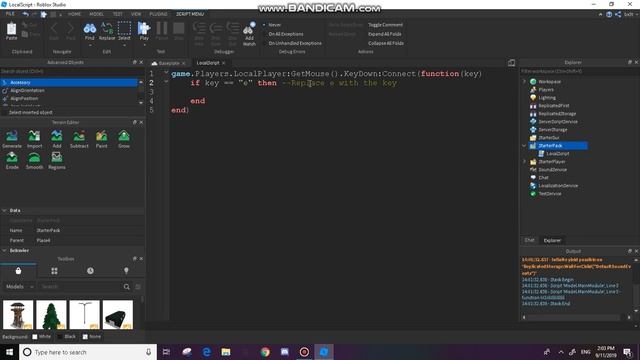 How to make a keybind script on Roblox Studio! (Beginners tutorial) смотреть онлайн