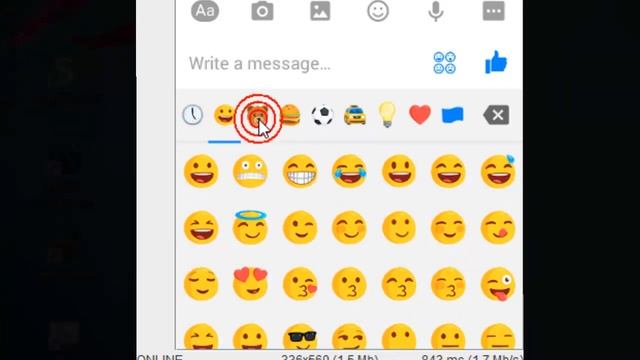 emoticons in Facebook messenger android app смотреть онлайн