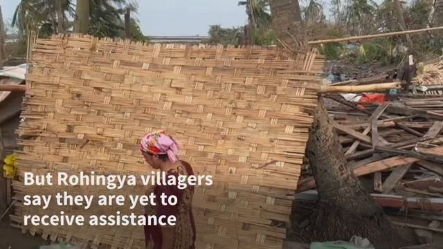 Rohingya in Myanmar say they await assitance in aftermath of Cyclone Mocha | AFP смотреть онлайн