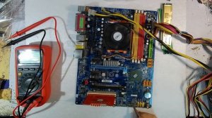Ремонт материнской платы Gigabyte GA-M57SLI-S4 (repairing motherboard)