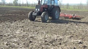 КПС-4.2, трехрядный культиватор с пружинной бороной.