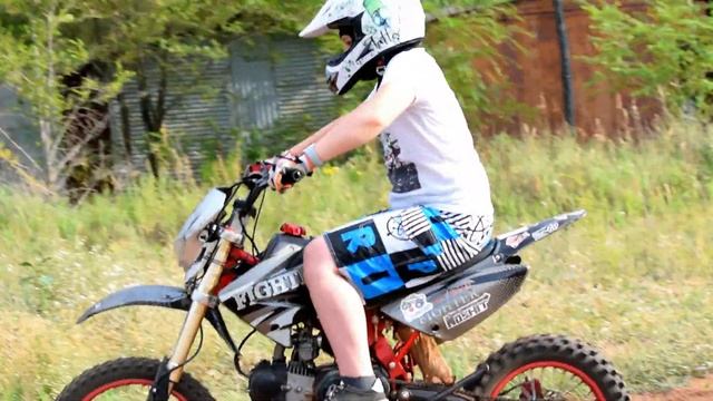 Первый раз на питбайке Fighter 125 смотреть онлайн