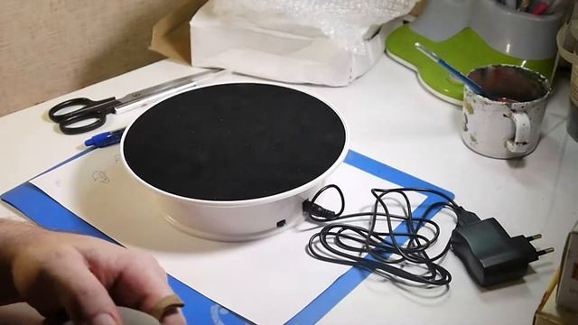 Обзор поворотного стенда для моделей и диорам. смотреть онлайн