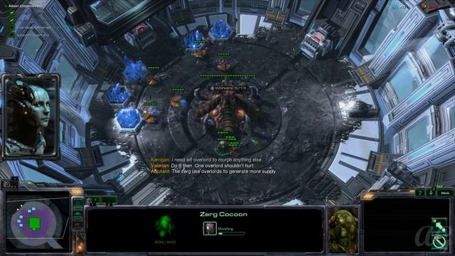 Starcraft 2: Heart of the Swarm - No Commentary Walkthrough 1080p HD Mission 1 смотреть онлайн