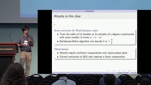 A Simple Obfuscation Scheme for Pattern Matching with Wildcards смотреть онлайн