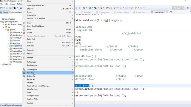Logical OR operator implementation in Java | AND OR NOT Logical Operators In Java смотреть онлайн