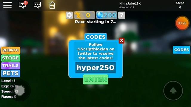 ALL WORKING CODES IN LEGENDS OF SPEED | Roblox смотреть онлайн
