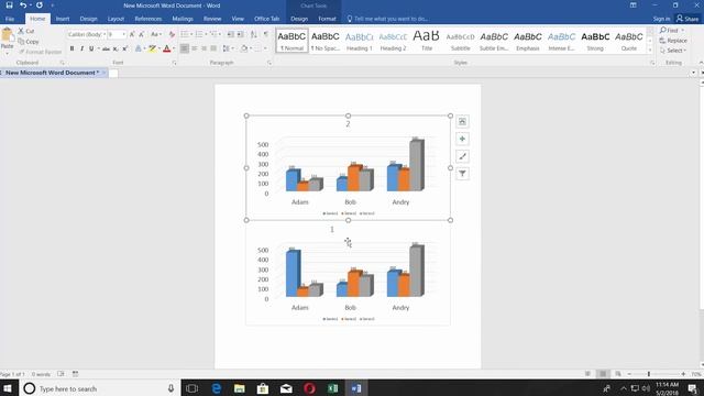 How to Copy and Paste a Chart from Excel to Word смотреть онлайн