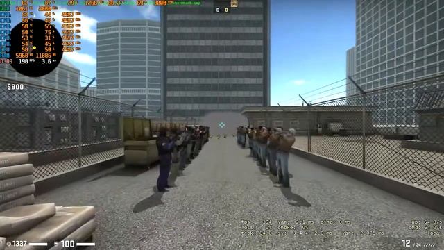 Counter Strike GO RX 480 8GB / XEON X5670 /BENCHMARK FPS смотреть онлайн