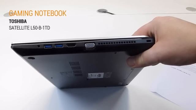 Gaming Notebook Toshiba Satellite L50-B-1TD Hands On Test - Deutsch / German ►► notebooksbilliger.d смотреть онлайн