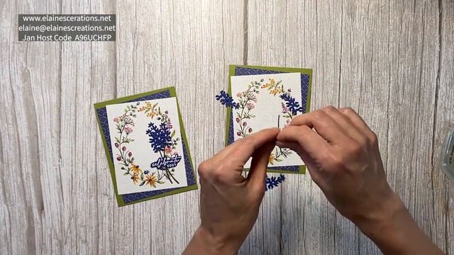 How to Make a Simple Dainty Delight Card! Elaine's Creations #624 смотреть онлайн