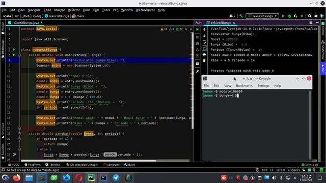 Recursion Method di Java, Kotlin, Scala, Python + source code смотреть онлайн