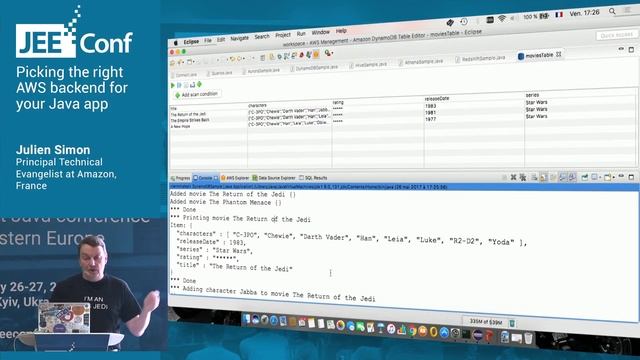 Picking the right AWS backend for your Java app смотреть онлайн
