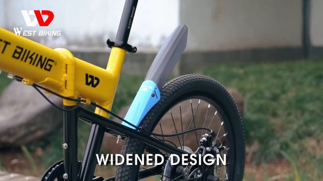 WEST BIKING 2PCS Foldable Bike Fender For Bicycle 14-20 Inch MTB Bike Wheel Wings Mud Guard 0714024 смотреть онлайн