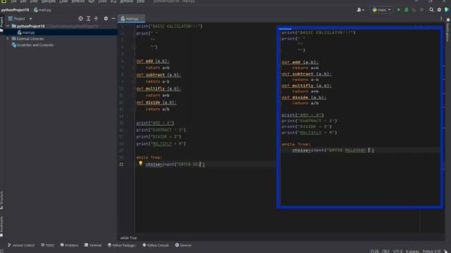 How to Create a Calculator Program in Python in Less Than 5 Minutes! смотреть онлайн