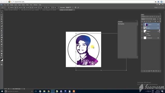 Threshold Effect Portrait (Brush) | Photoshop CC Tutorial | Photo Manipulation смотреть онлайн