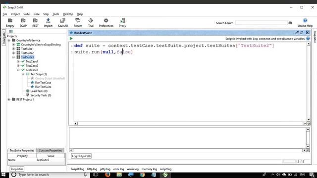 SoapUI Beginner Tutorial 11 - How to run a Test Suite - From GUI, Groovy and Command Line смотреть онлайн