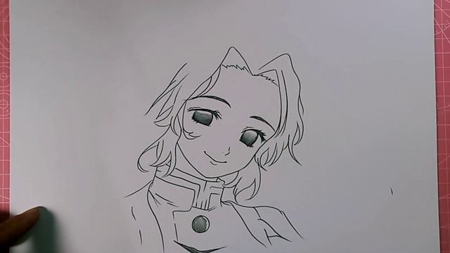 Menggambar anime Shinobu [Kimetsu No Yaiba] step by step смотреть онлайн