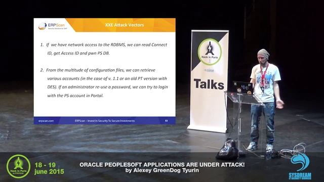 HIP15-TALK:Oracle PeopleSoft applications are unerde attacks смотреть онлайн