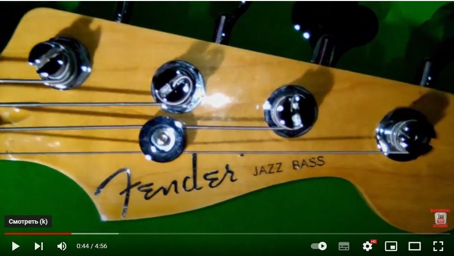 Бас гитара Fender Jazz Bass ручной работы 2022.mp4