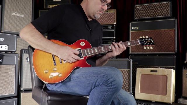 Gibson Custom Shop Historic Featherweight Wildwood Spec 1959 Les Paul Gloss • SN: 942806 смотреть онлайн