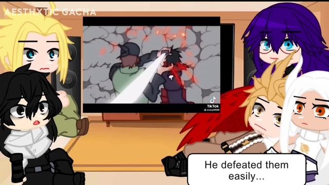 Pro heroes react to M!Y/N as Naruto || GCRV || Gacha Club Reaction Video || смотреть онлайн
