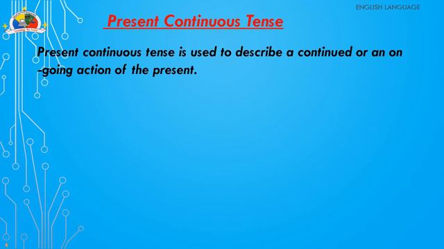 Class 1,2,3 English Language Lesson Simple Present and Present Continuous Tense смотреть онлайн