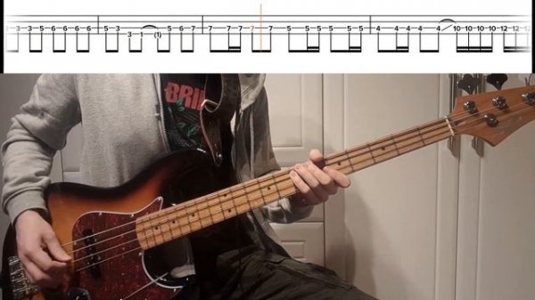 Radiohead - Just - Bass Cover With TABS