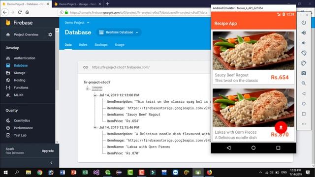 Android Studio Tutorial - How to Retrieve Recipe from Firebase Realtime Database | Recipe App Part смотреть онлайн