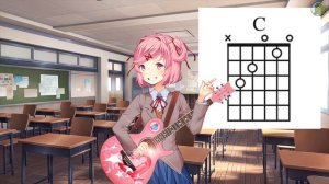 ☆ Doki Doki Literature Club! Tutorial (Guitar Chords) Your Reality