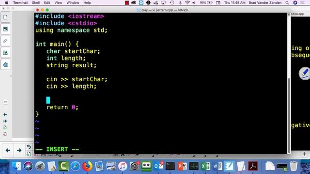 CS140 Lecture 3: Vectors And Strings смотреть онлайн