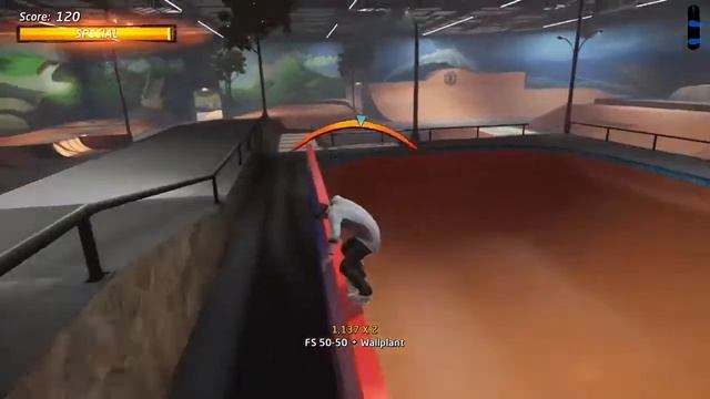 Tony Hawk's Pro Skater 1+2 - Skatestreet Hard Get There Challenge смотреть онлайн