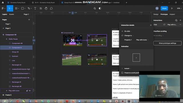 How to Create a Video Pause and Play Animation in FIgma смотреть онлайн