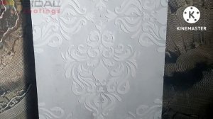 Очень простой способ украсить ваши стены! Трафареты и шпаклевка!