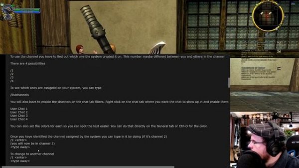 How to join User Channels 1-8 custom in LOTRO | A LOTRO Guide.