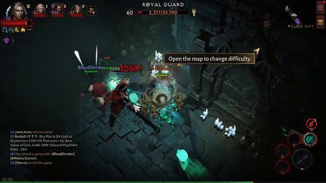 Diablo Immortal Necromencer vs Crusader King смотреть онлайн