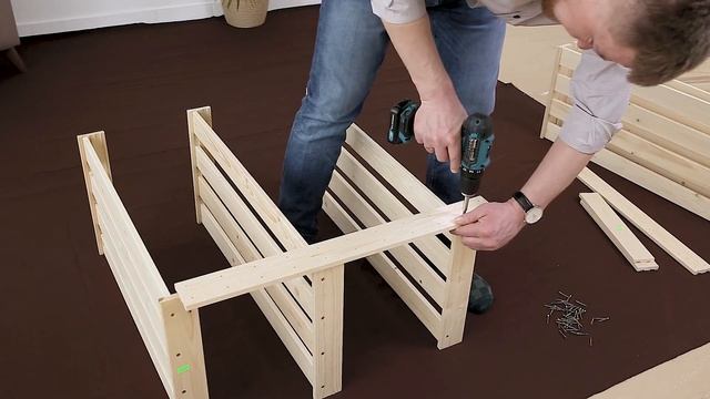 Фабрика Лесовик Стеллаж деревянный СД1 135 61 38 5 формат HD смотреть онлайн