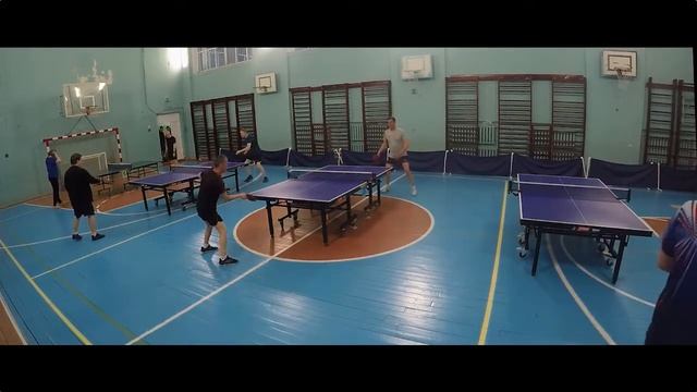 05.05.2021 Открытый турнир, вид с камеры на 3, 4, 5 столы (полное видео, без обрезки)