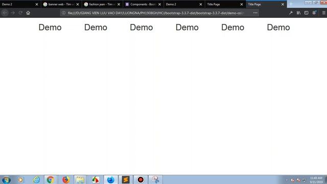 HTML5 - CSS3 - Javascrip & Bootstrap css bài 27 - Demo grid & Responsive смотреть онлайн
