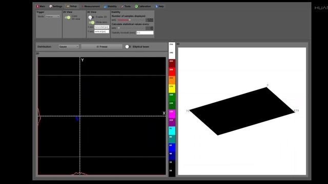 Huaris Laser Beam Profiling Software Tutorial: Setting Trigger Mode смотреть онлайн