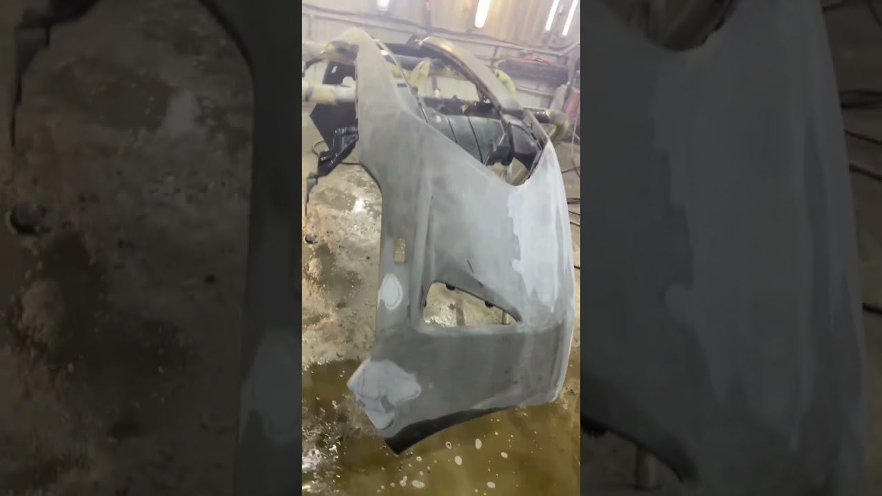 Ремонт и покраска бампера смотреть онлайн