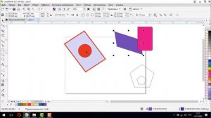 Группировка и разгруппировка объектов в CorelDraw. Перемещение фигур в кореле