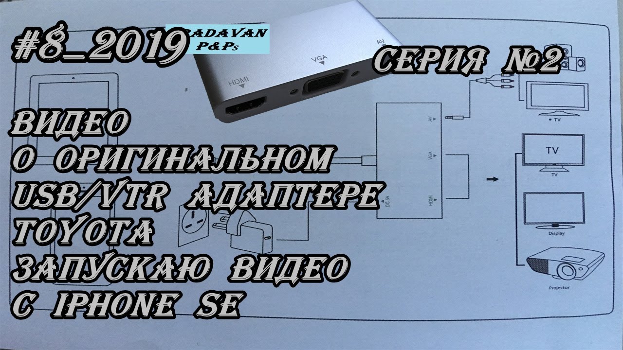 #8_2019 Видео о оригинальном USB/VTR адаптере Toyota и нюансах в подключении.  Серия №2