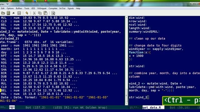 Getting CSV Data Into R and running some metrics on it (August 30th, 2016) смотреть онлайн