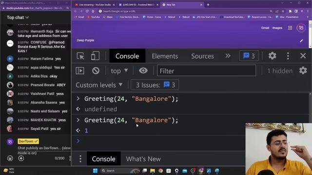 [LIVE] DAY 03 - Frontend Web Development with JavaScript & React.js | COMPLETE in 7 - Days смотреть онлайн