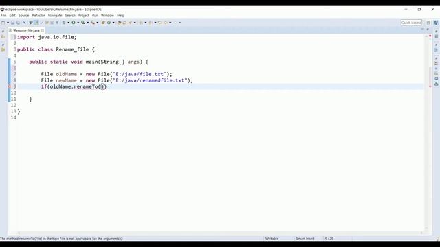 HOW TO RENAME FILE NAME IN JAVA смотреть онлайн