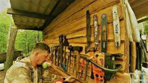 ПАСЕКА В ТАЙГЕ. ИДУТ ДОЖДИ. БЫТОВЫЕ ХЛОПОТЫ.